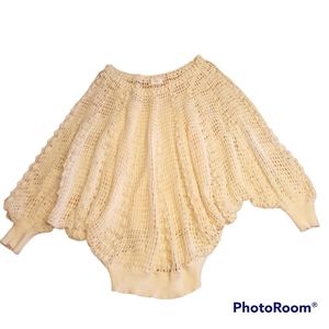 VTG- Kyouko size Large open knit sweater. Beautiful.  Excellent condition.